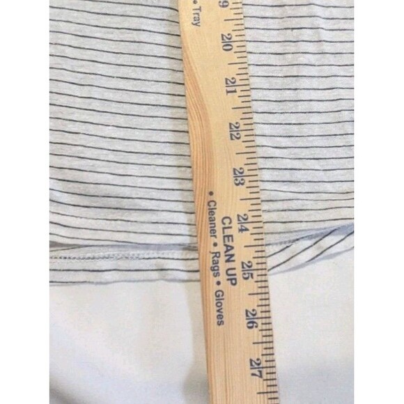 Mossimo Women's Linen Blend White Tank Top with black Stripes Size Small - Picture 5 of 5